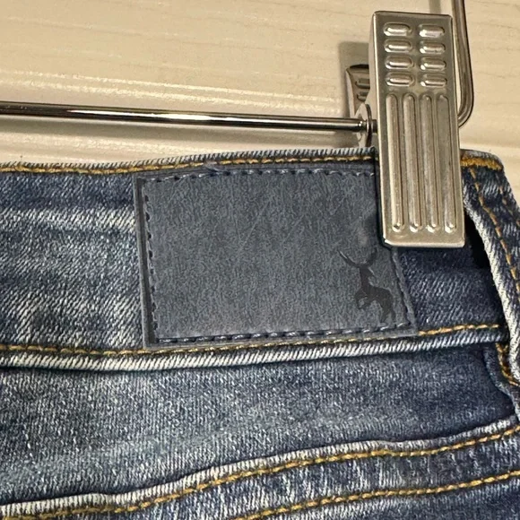 Resfeber Distressed Boyfriend Jeans Rolled Cuff Size 12 - Picture 5 of 5